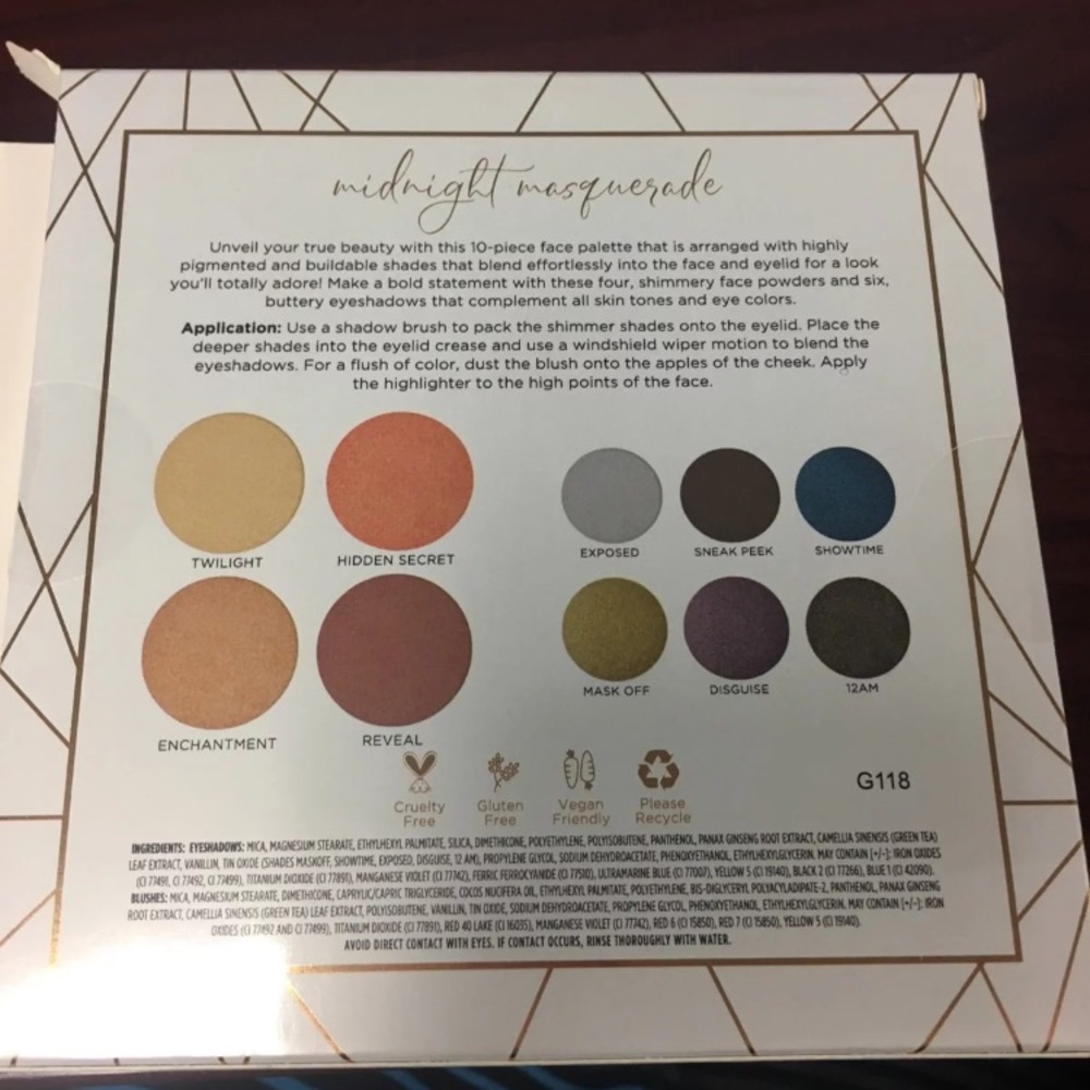 NIB PÜR Face palette